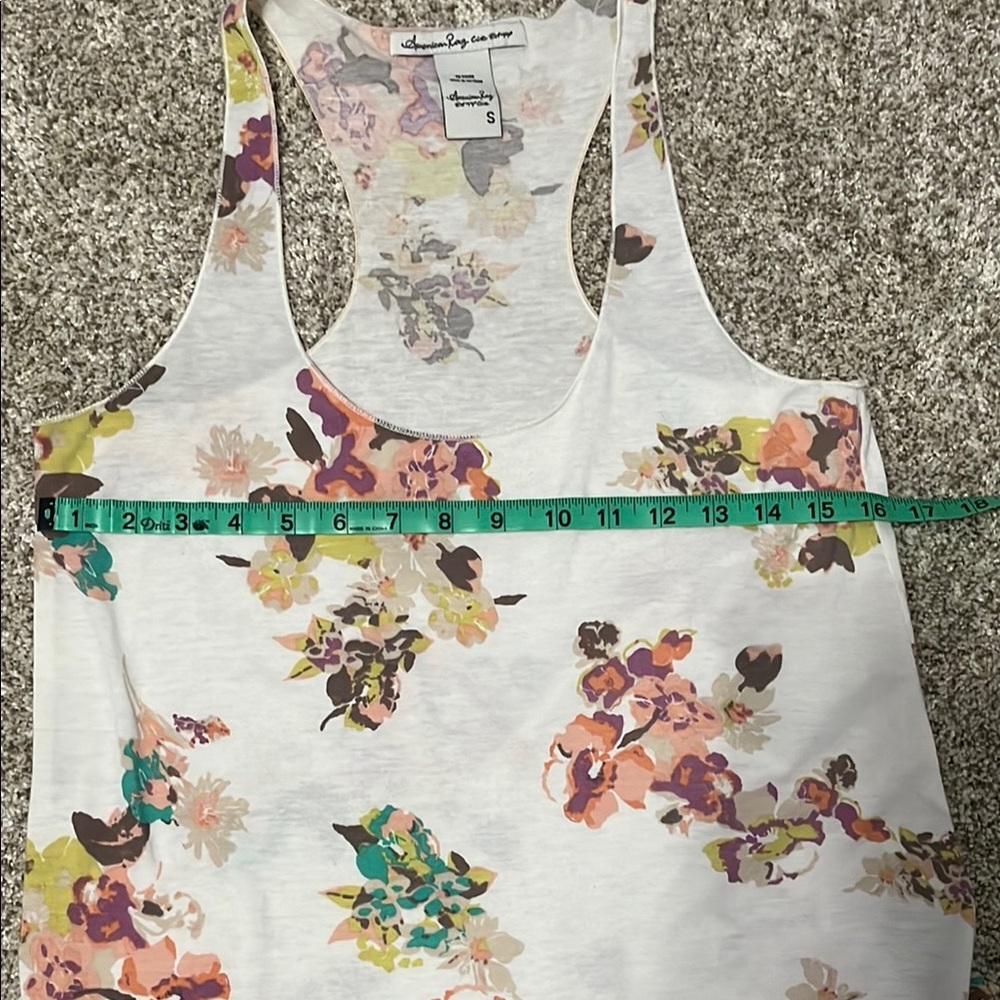 Floral Racerback Tank Top - Picture 4 of 5